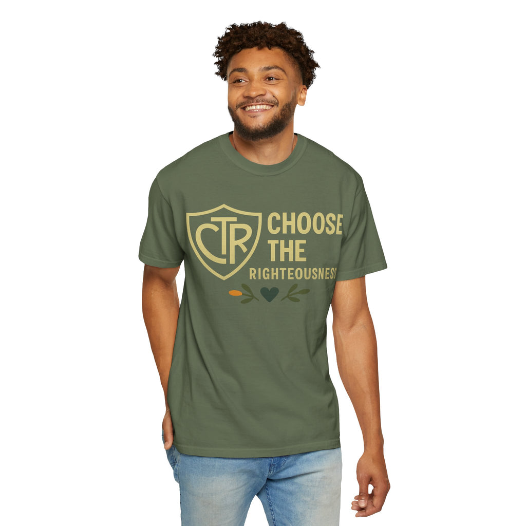"CTR: Choose the Righteousness" Unisex Garment-Dyed T-shirt