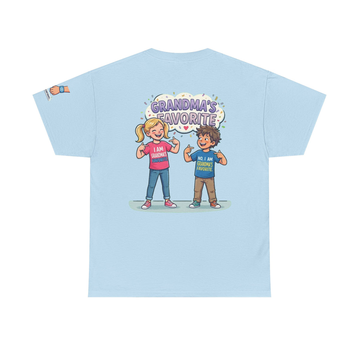 Color: Light Blue | Grandma's Favorite Premium Graphic Tee