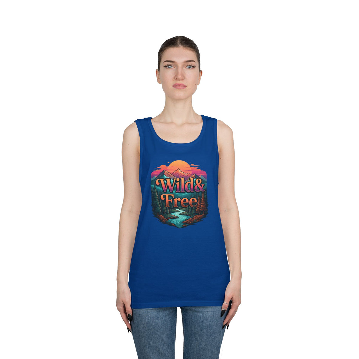 Color: Royal | Wild & Free Tank Top