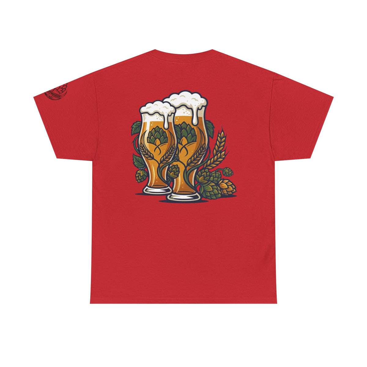 Color: Red | Beer Premium Graphic Tee