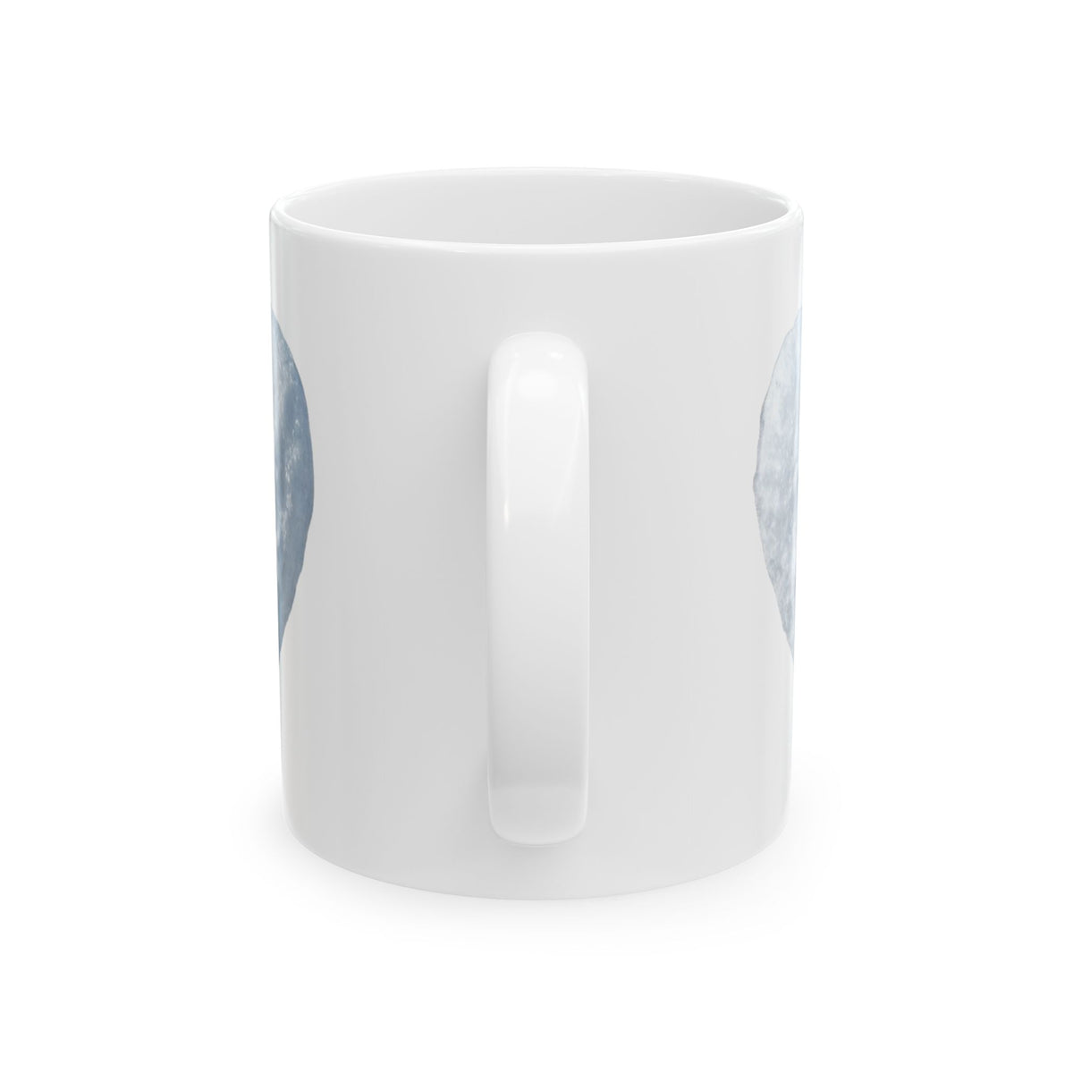 "I Love Snow" White Ceramic Mug — Graphic
