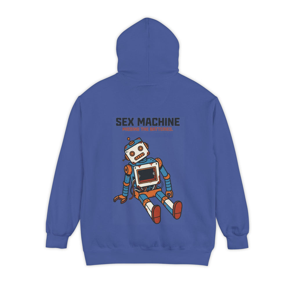 "Sex Machine" Garment-Dyed Hoodie