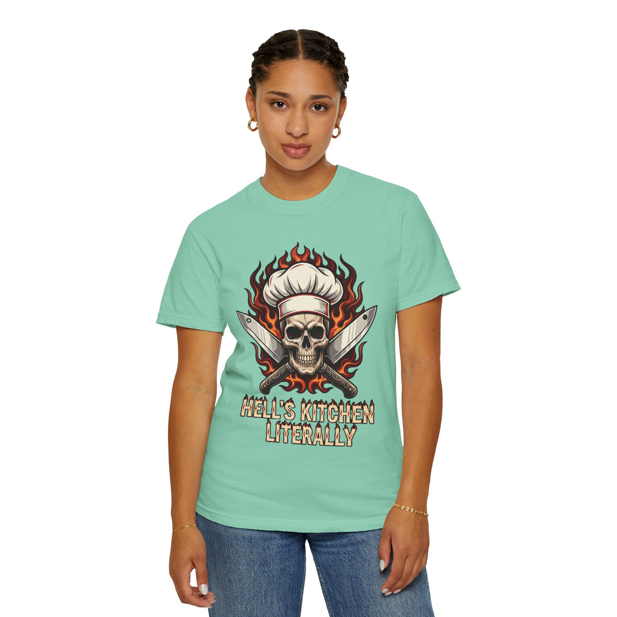 "Hell's Kitchen Literally" Unisex Garment-Dyed Tee