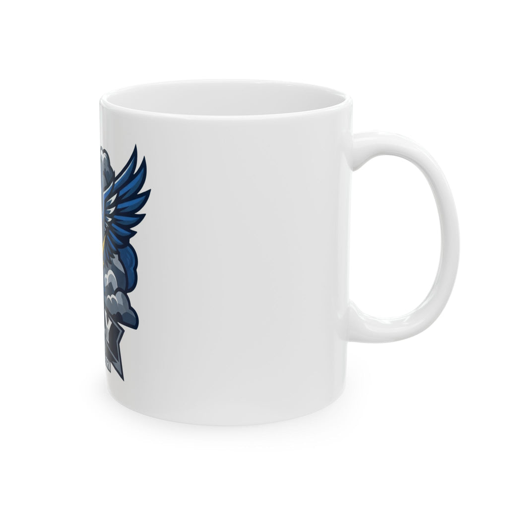 "July Legend" White Ceramic Mug