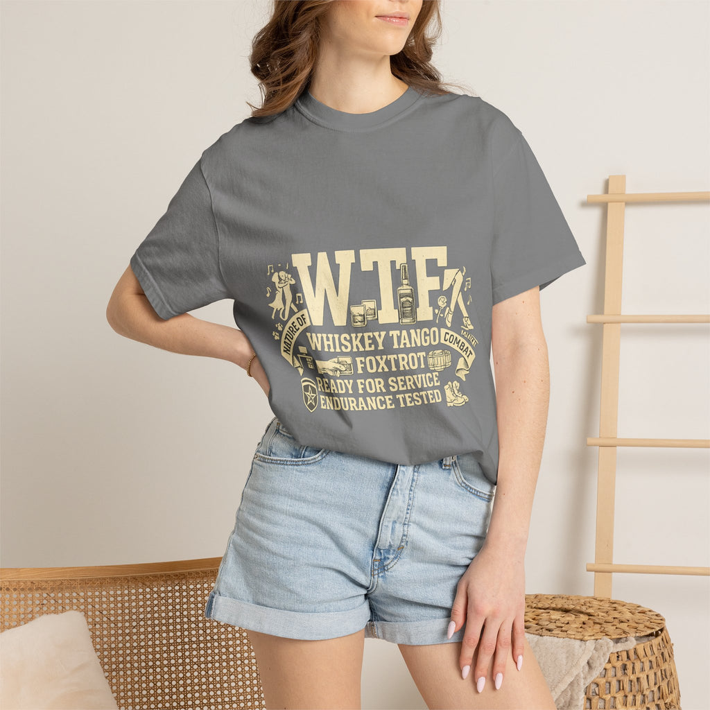 WTF Nature of Combat | Garment-Dyed Tee — AttitudeShirts