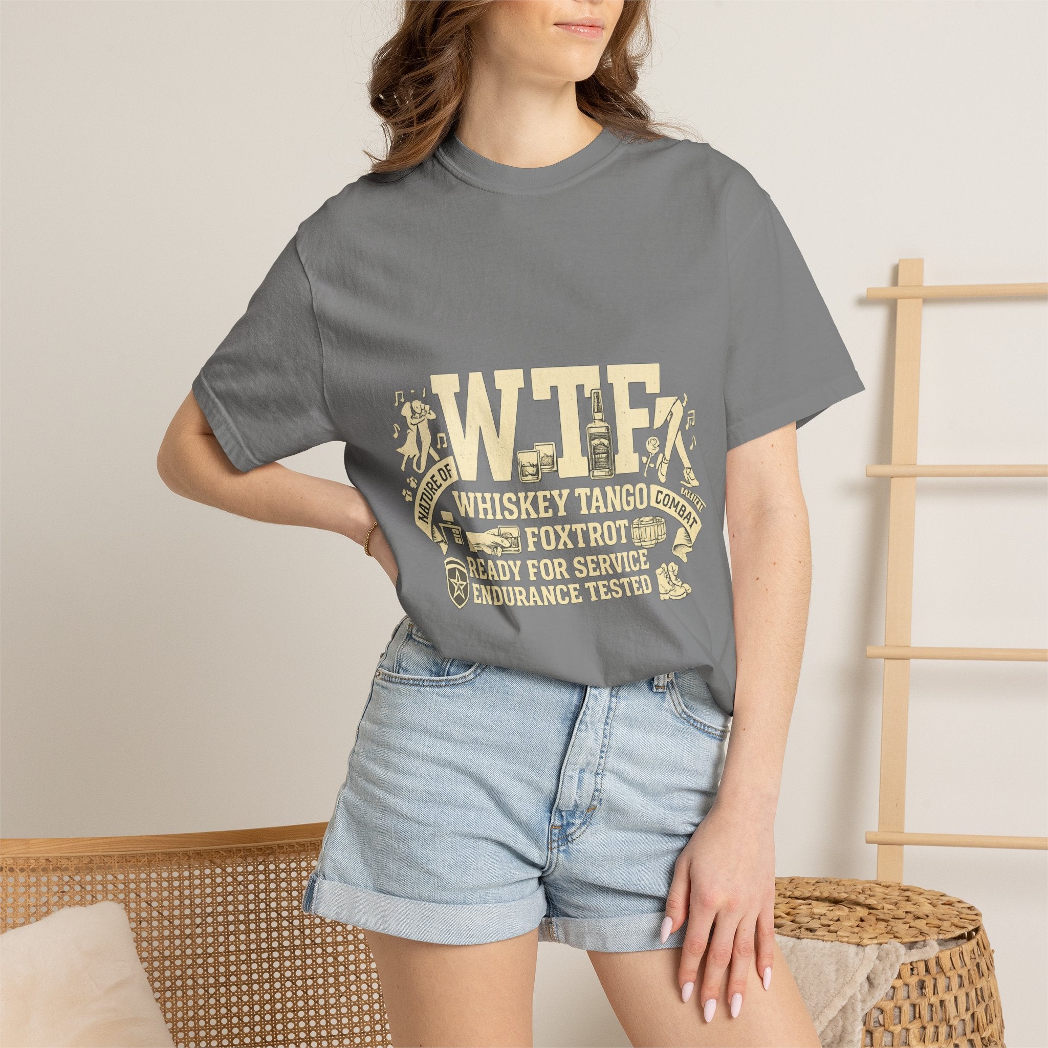 WTF Nature of Combat | Garment-Dyed Tee — AttitudeShirts