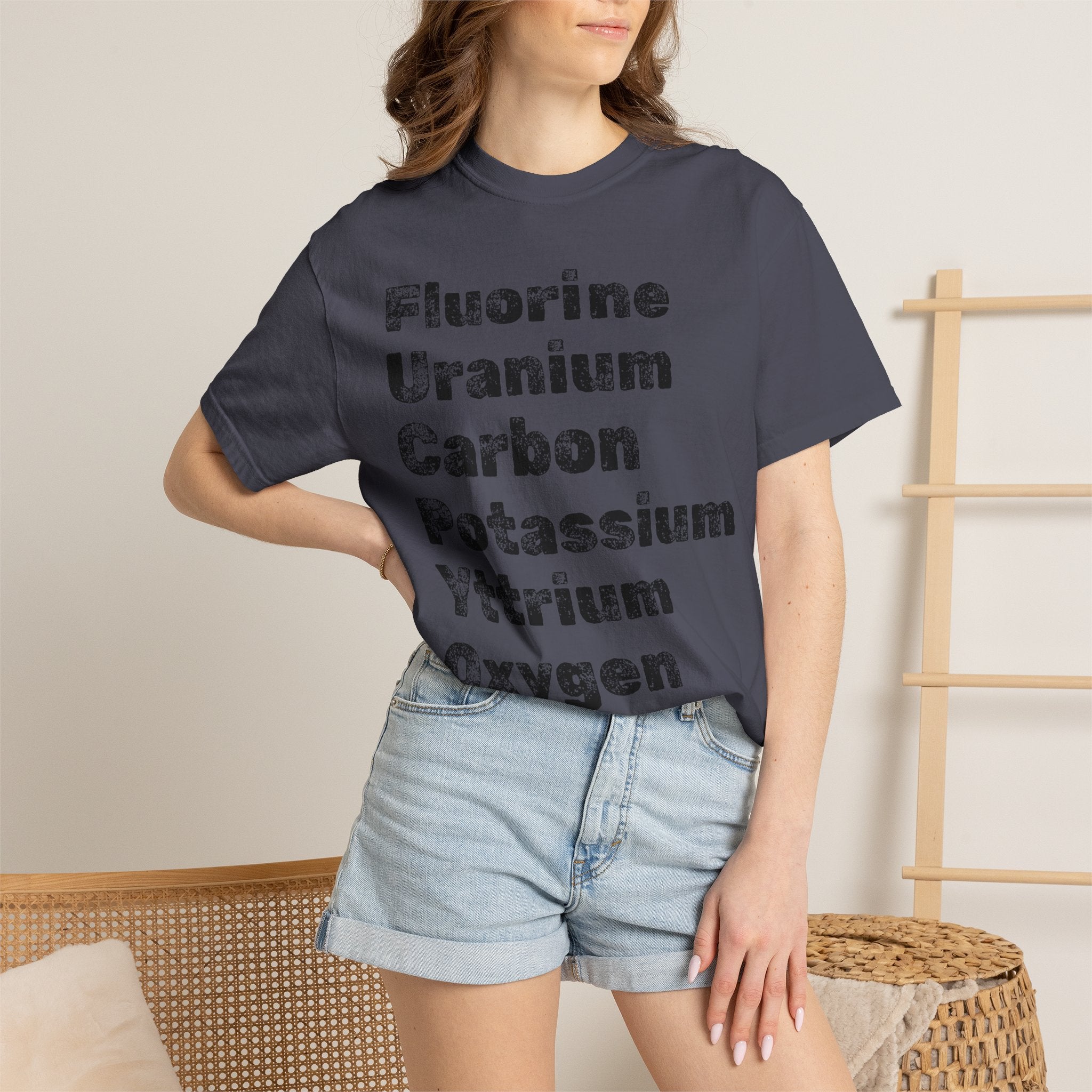 "Periodic Salt" Unisex Garment-Dyed T-shirt