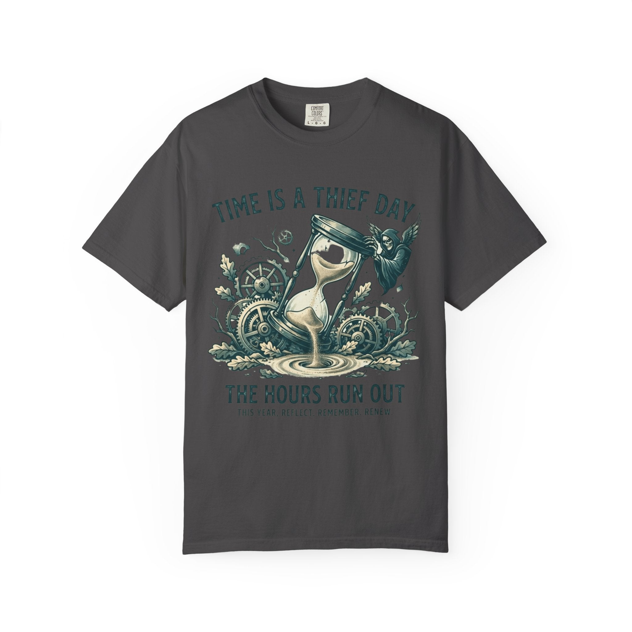 "Time is a Thief" Unisex Garment-Dyed Tee