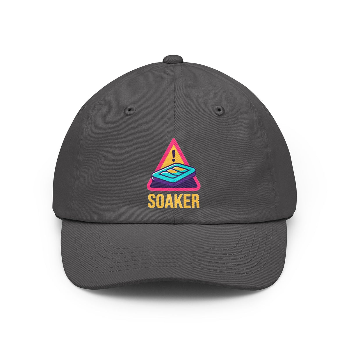 Color: Charcoal | Professional Soaker Dad Hat — Graphic