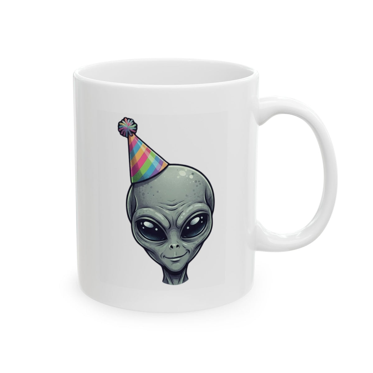 "I Came For the Probing" White Ceramic Mug — Graphic