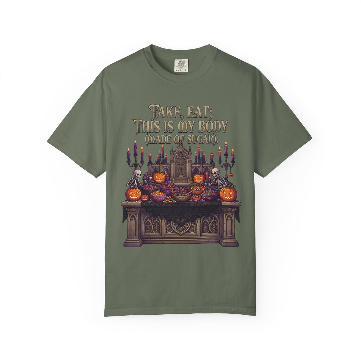 Color: Moss | This Is My Body Unisex Garment-Dyed Tee