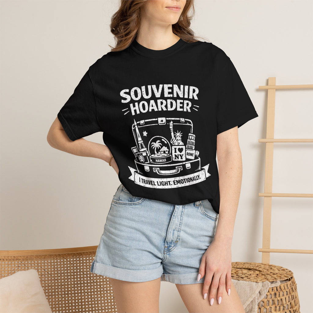 "Souvenir Hoarder" Unisex Garment-Dyed T-shirt