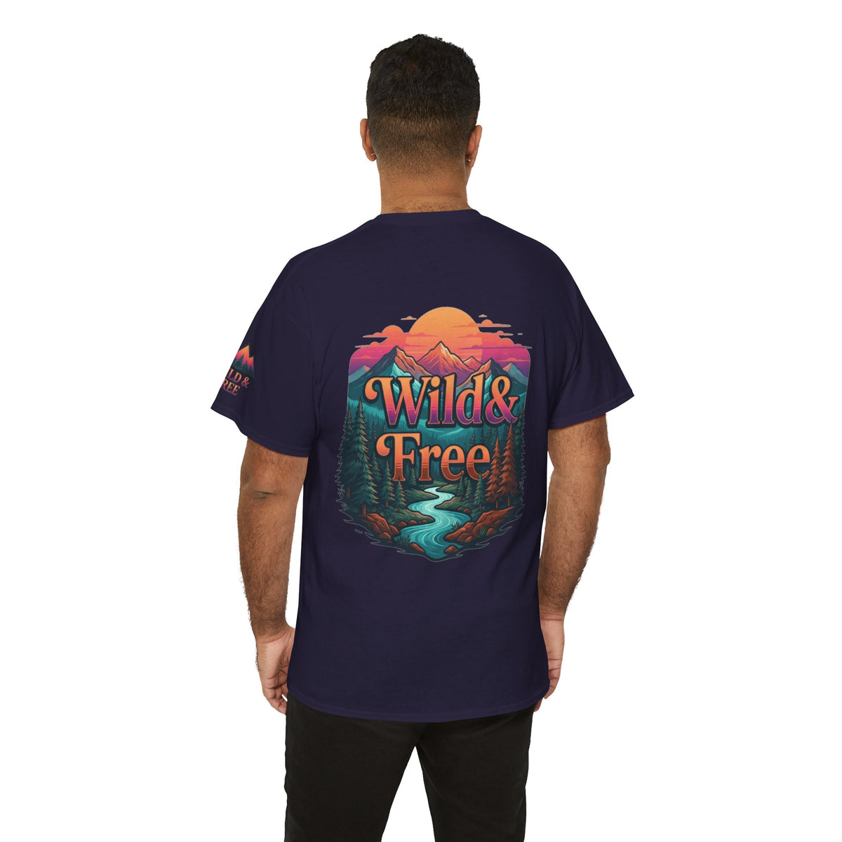 Color: Blackberry | Wild & Free Premium Graphic Tee