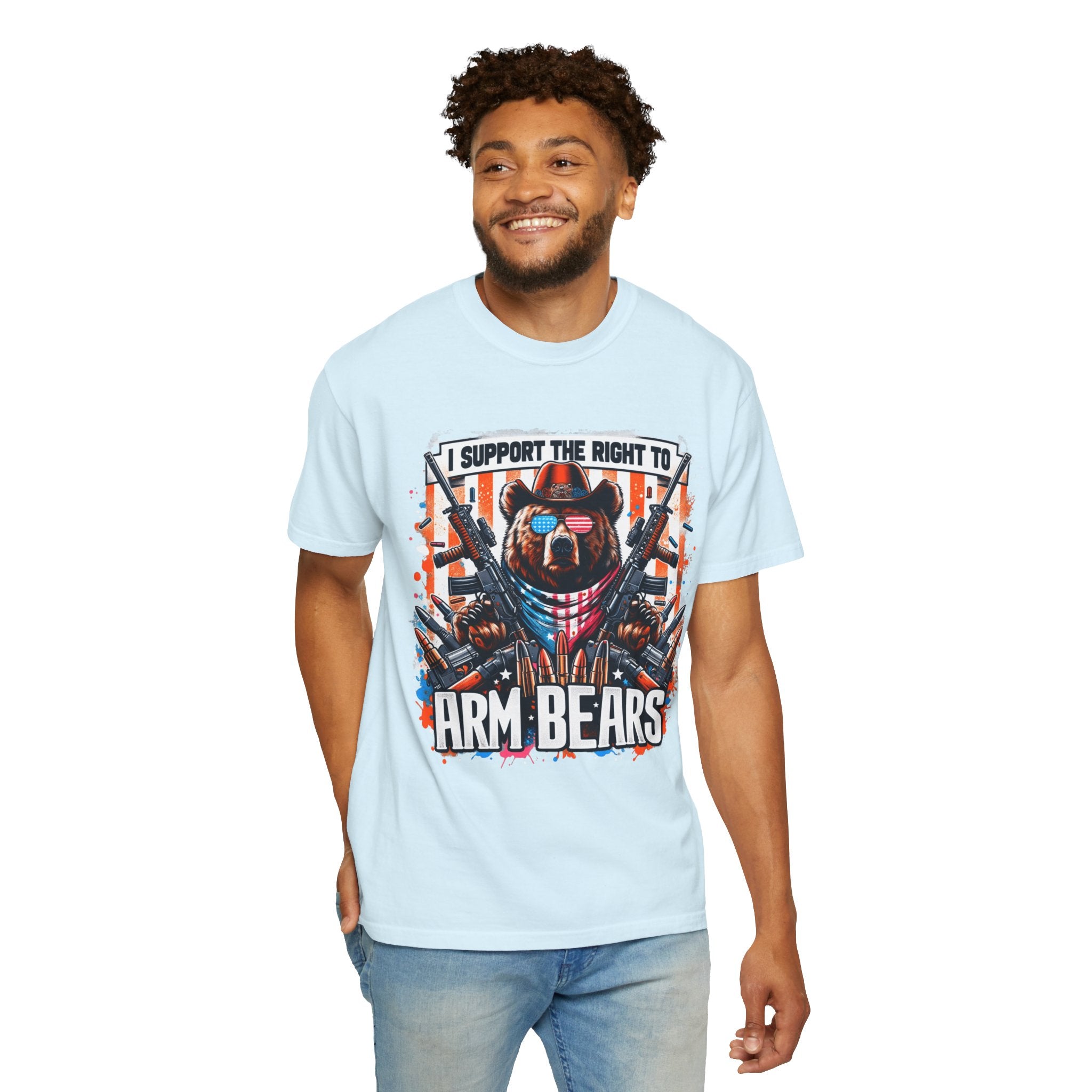 "Right to Arm Bears" Unisex Garment-Dyed T-shirt