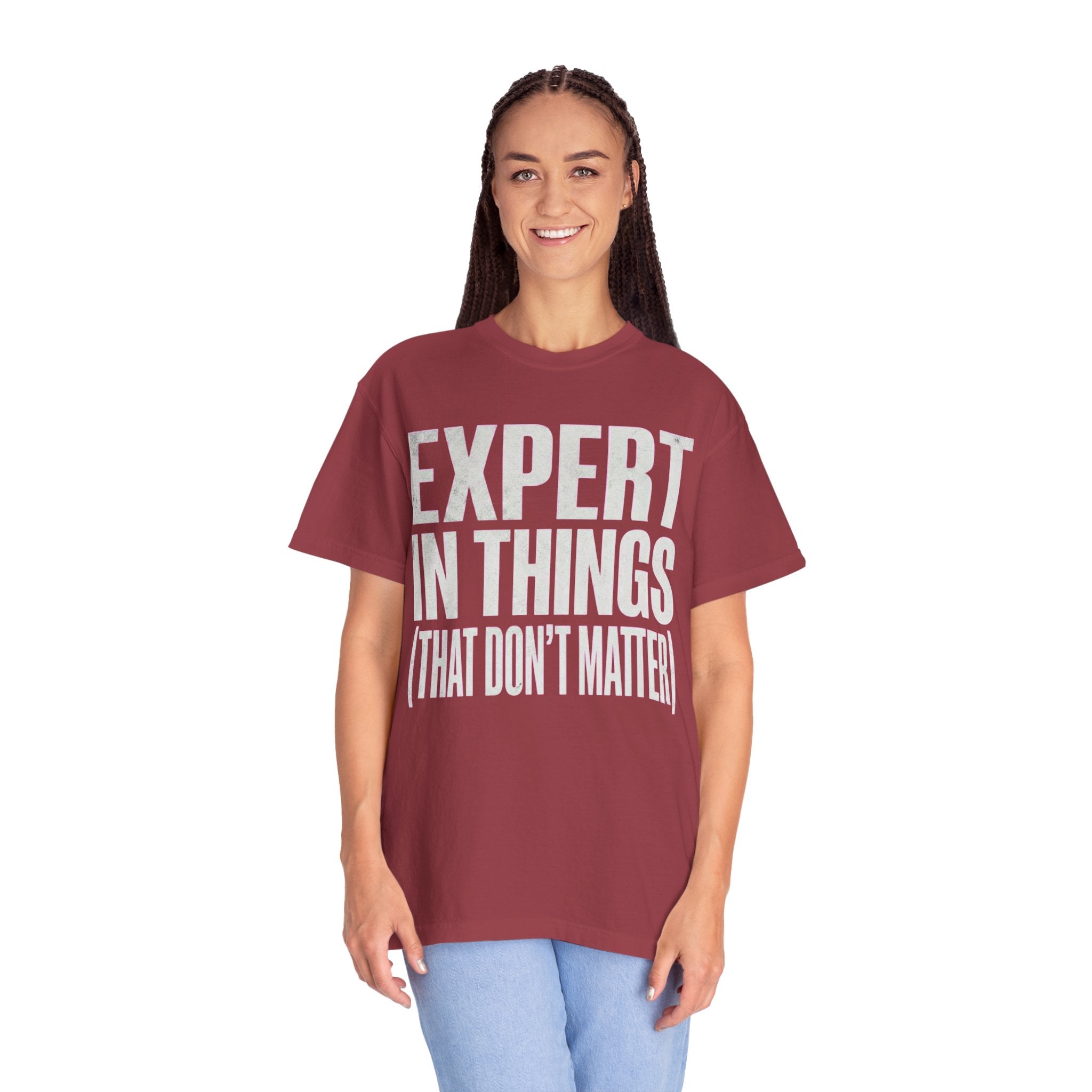 "Expert In Things" Unisex Garment-Dyed Tee