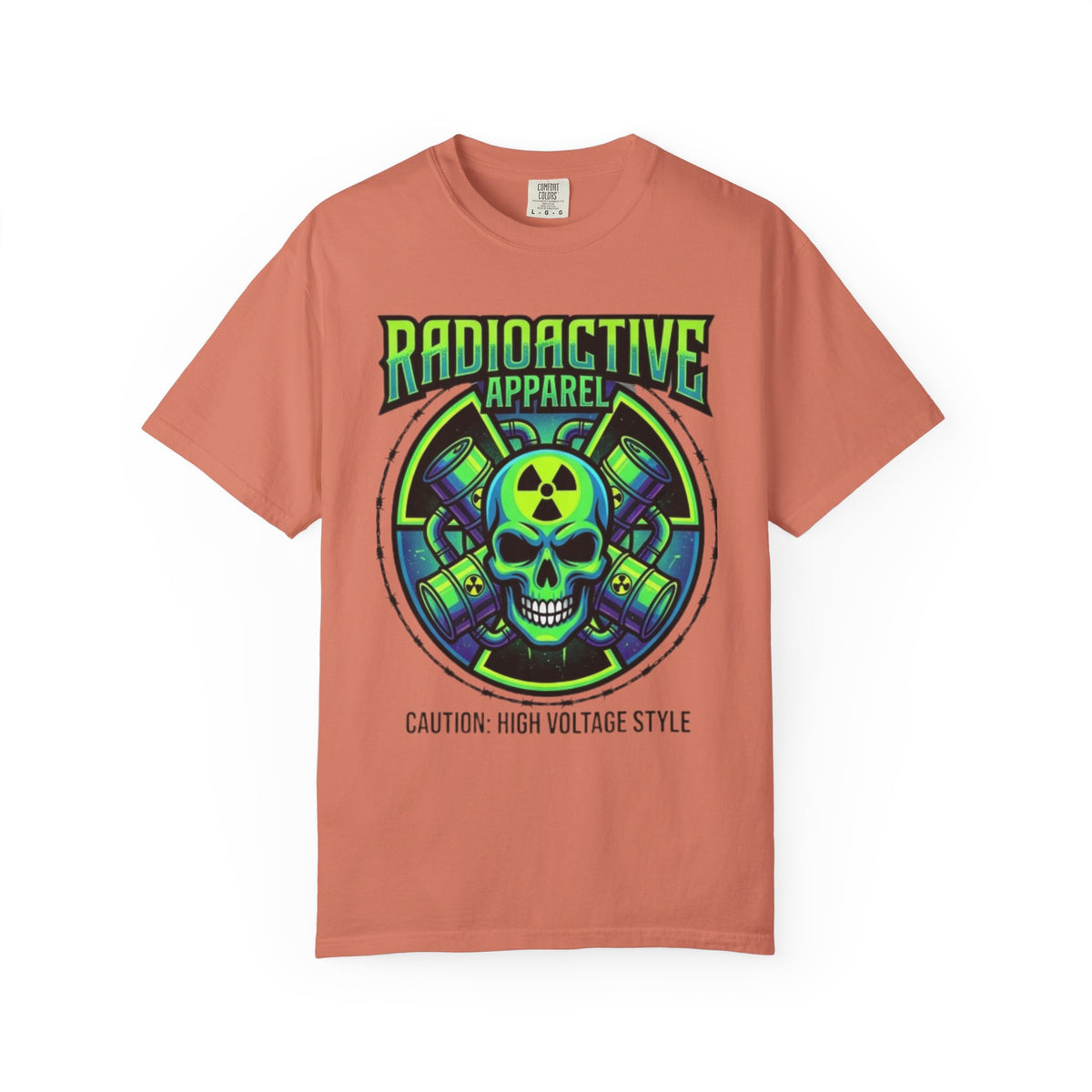 Color: Terracotta | Radioactive Apparel Unisex Garment-Dyed Tee