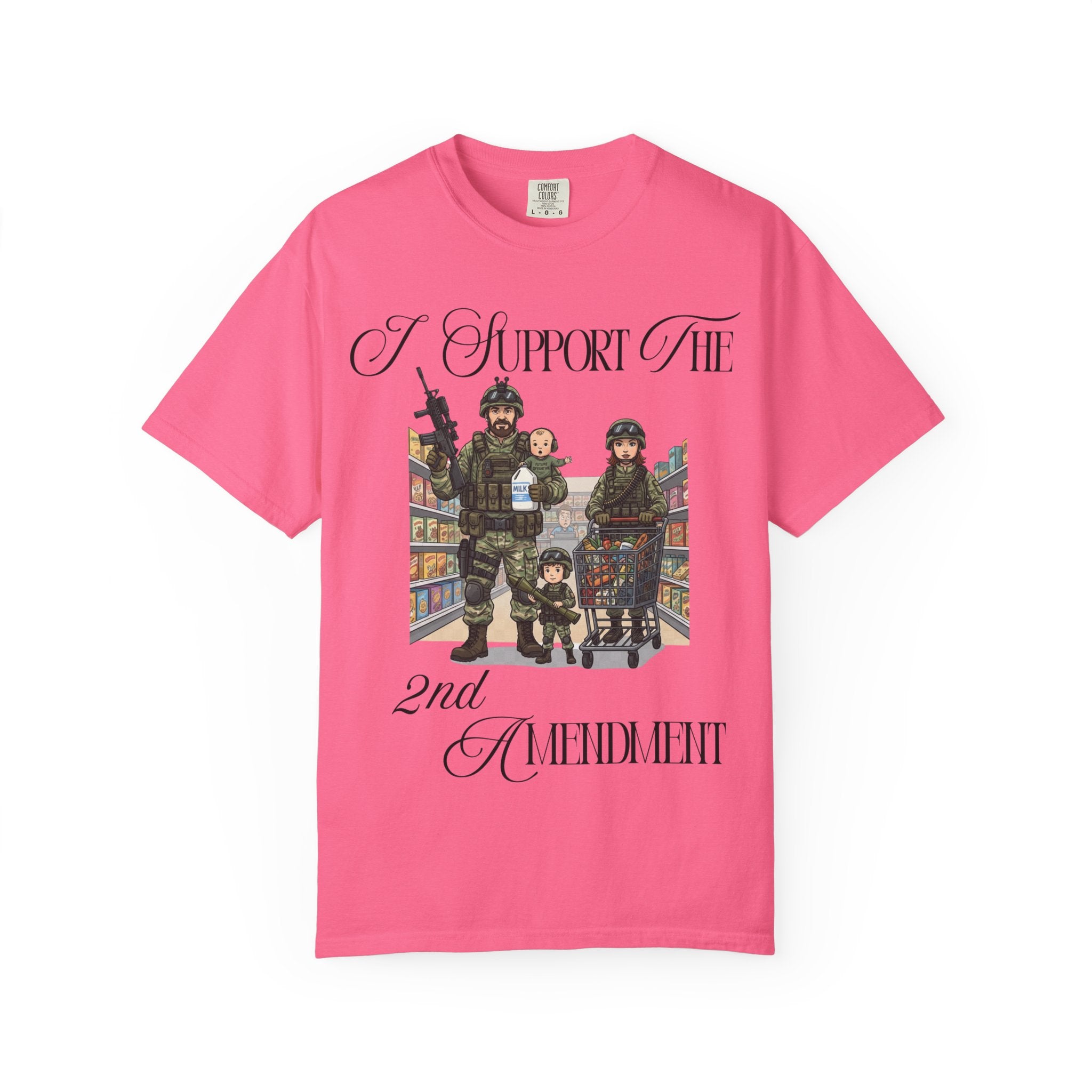 "actical Grocery Run" Unisex Garment-Dyed T-shirt