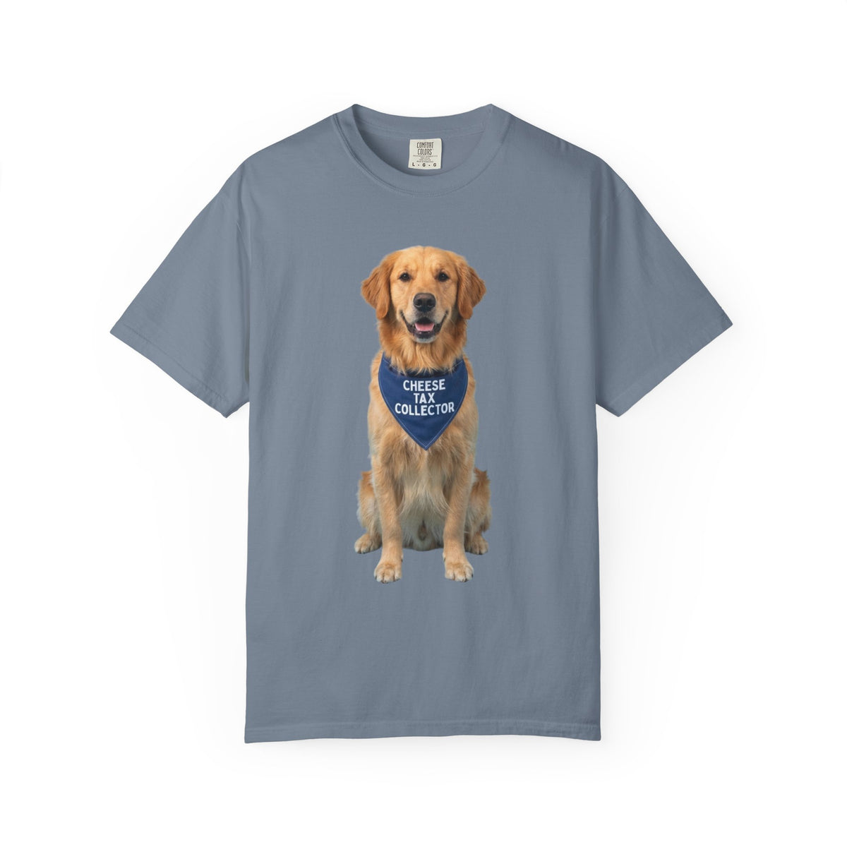 Color: Blue Jean | Cheese Tax Unisex Garment-Dyed Tee