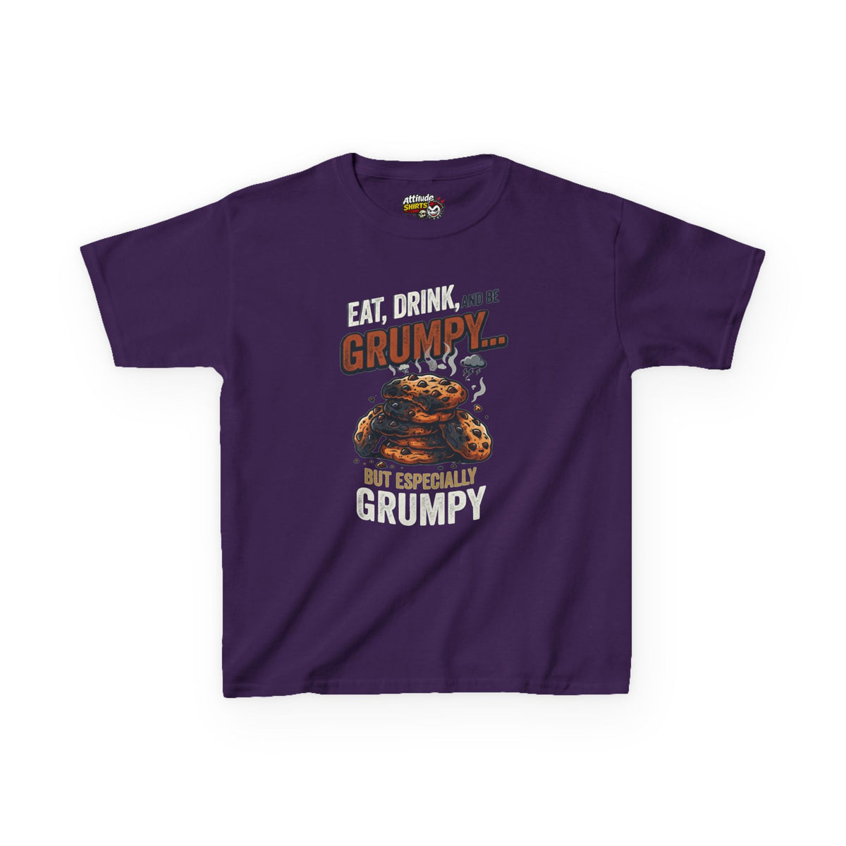 Eat Drink And Be Grumpy Kids Tee
