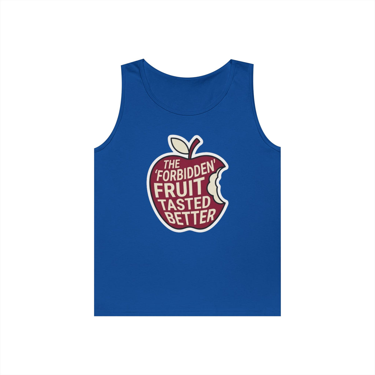 Color: Royal | Good Book Series Forbidden Fruit Tasted Better Tank Top