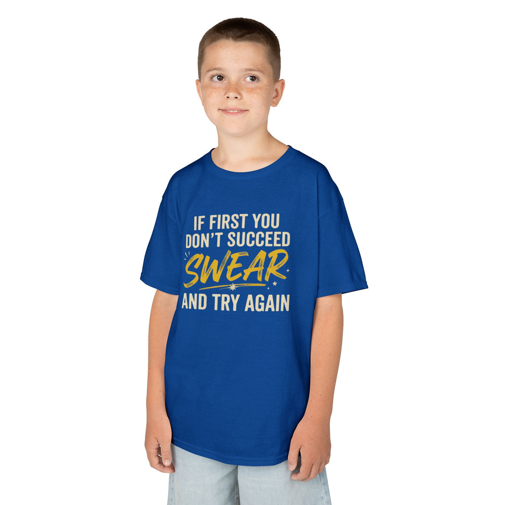 "Swear And Try Again" Kids Tee