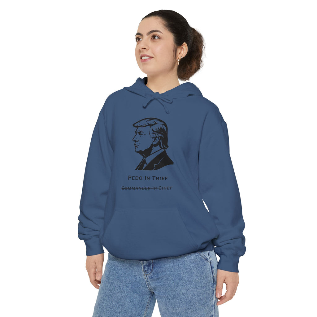 Pedo in Thief | Garment-Dyed Hoodie — AttitudeShirts