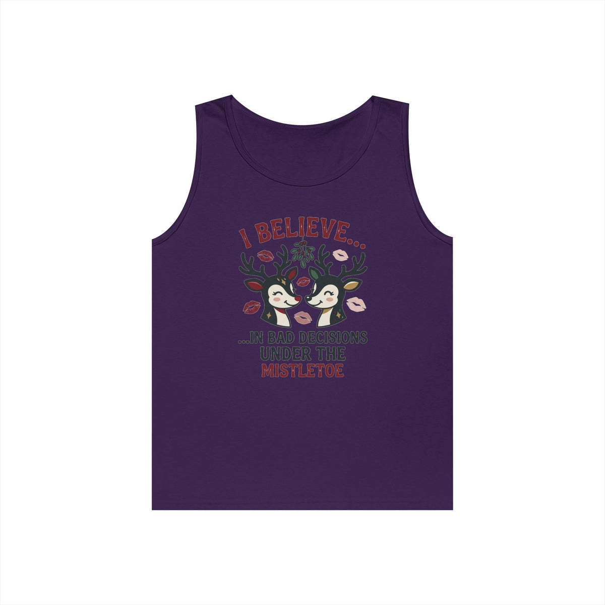 "Bad Decisions Under the Mistletoe" Tank Top