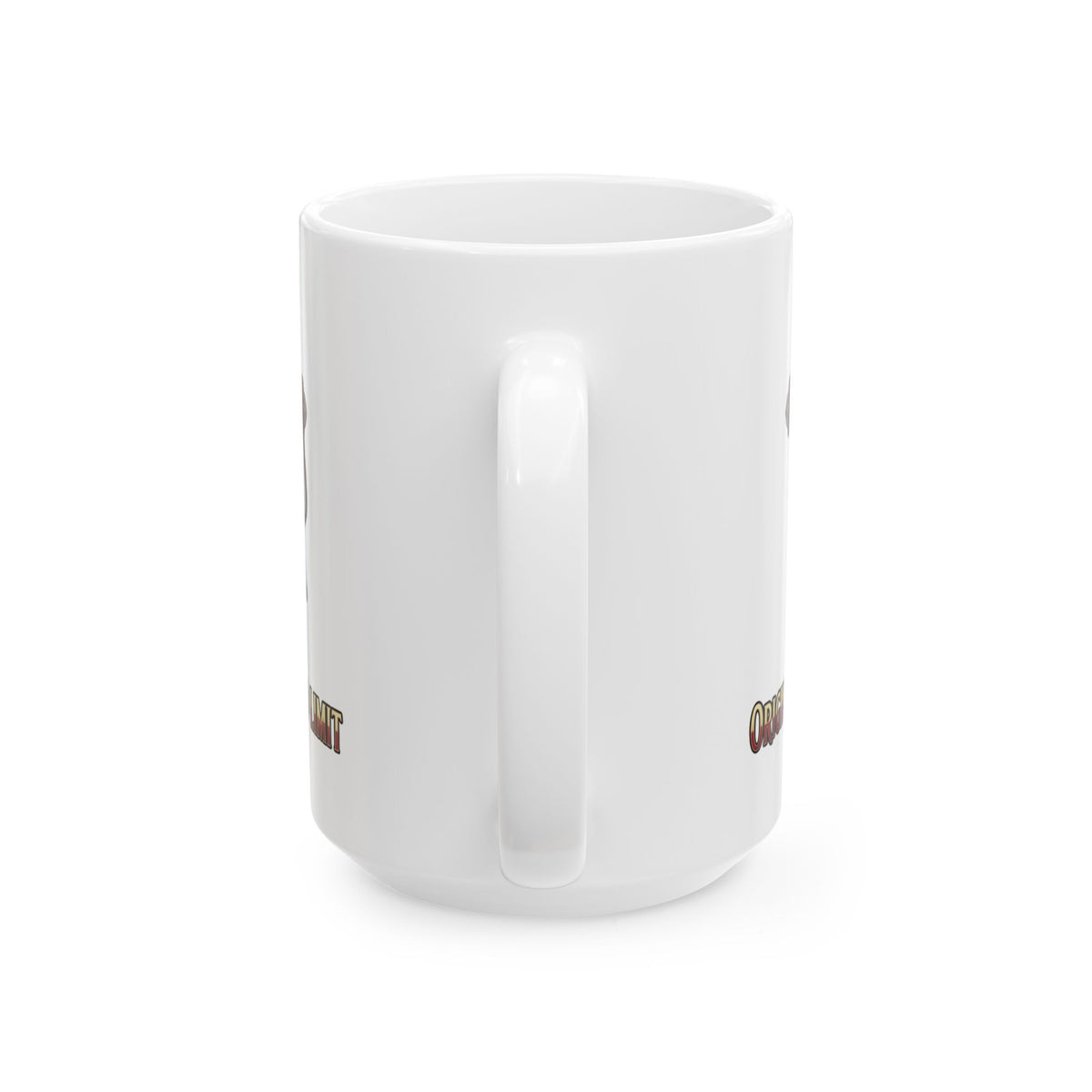 "Original Hard Limit" White Ceramic Mug — Graphic