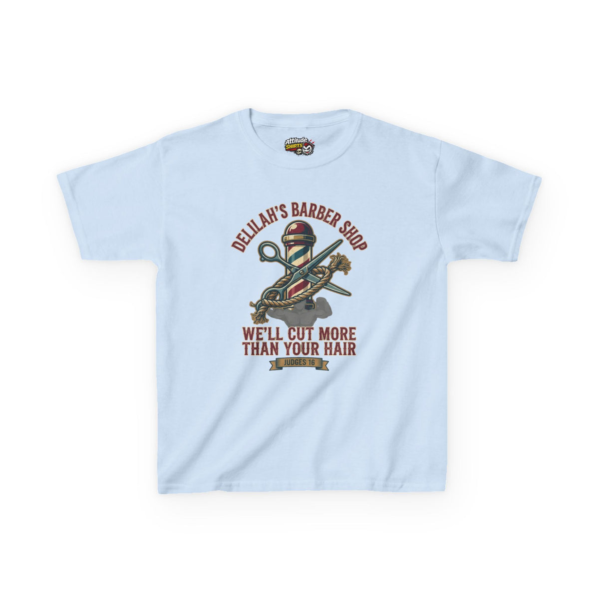 "Good Book Series Delilah's Barber Shop" Kids Tee