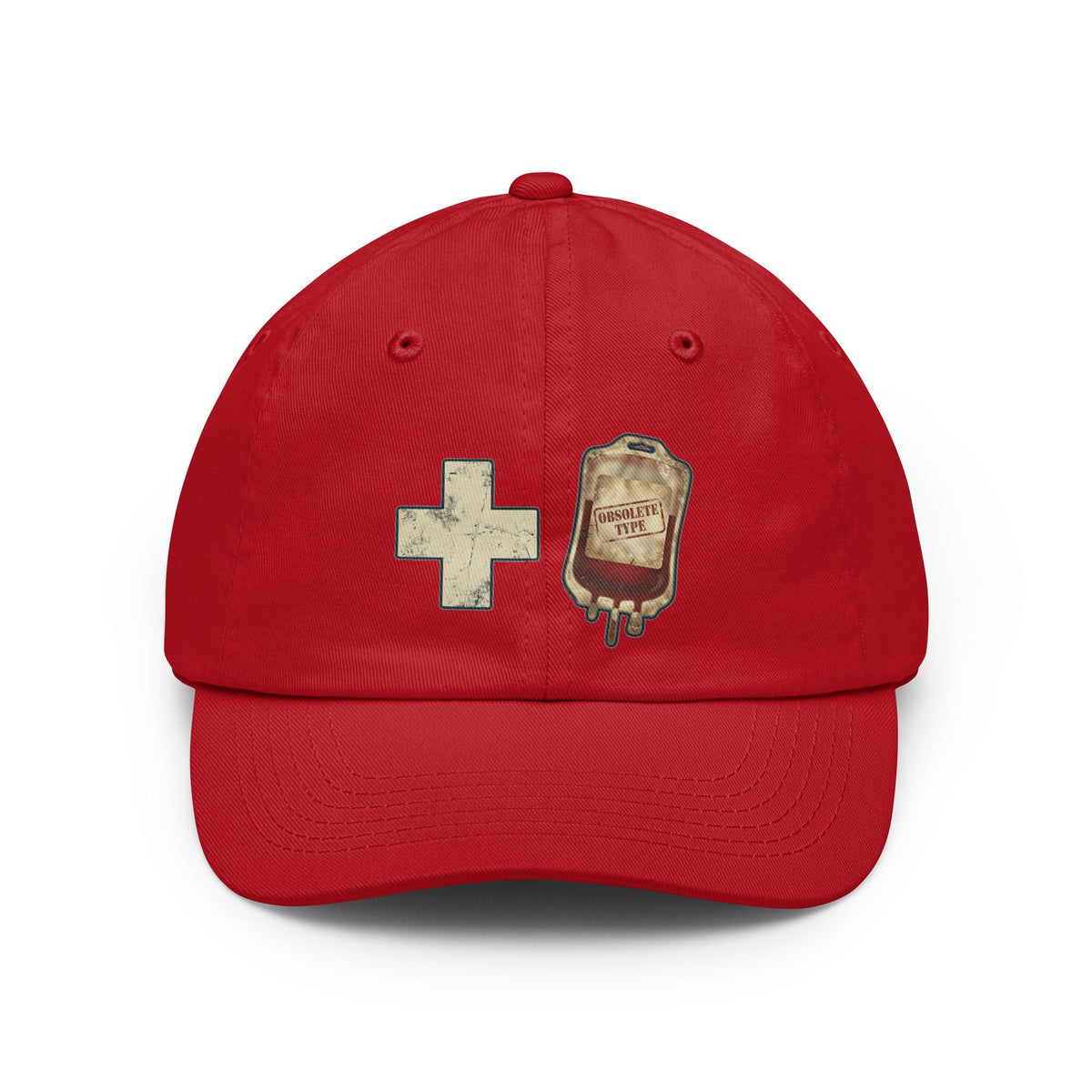 Color: Red | Blood Type Dad Hat