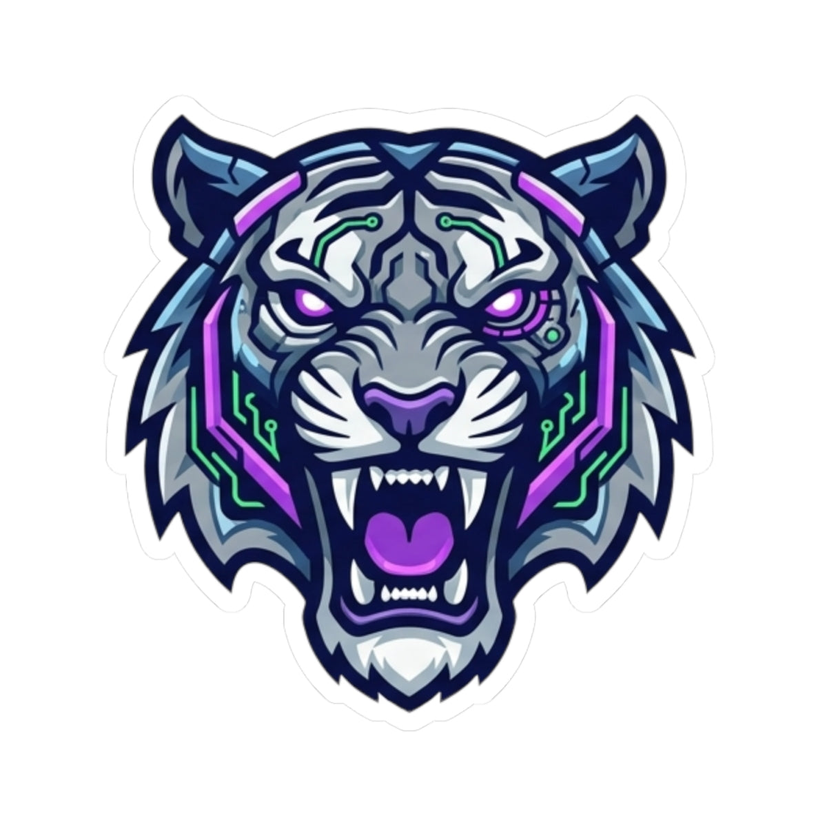 "Cyber Tiger" Sticker