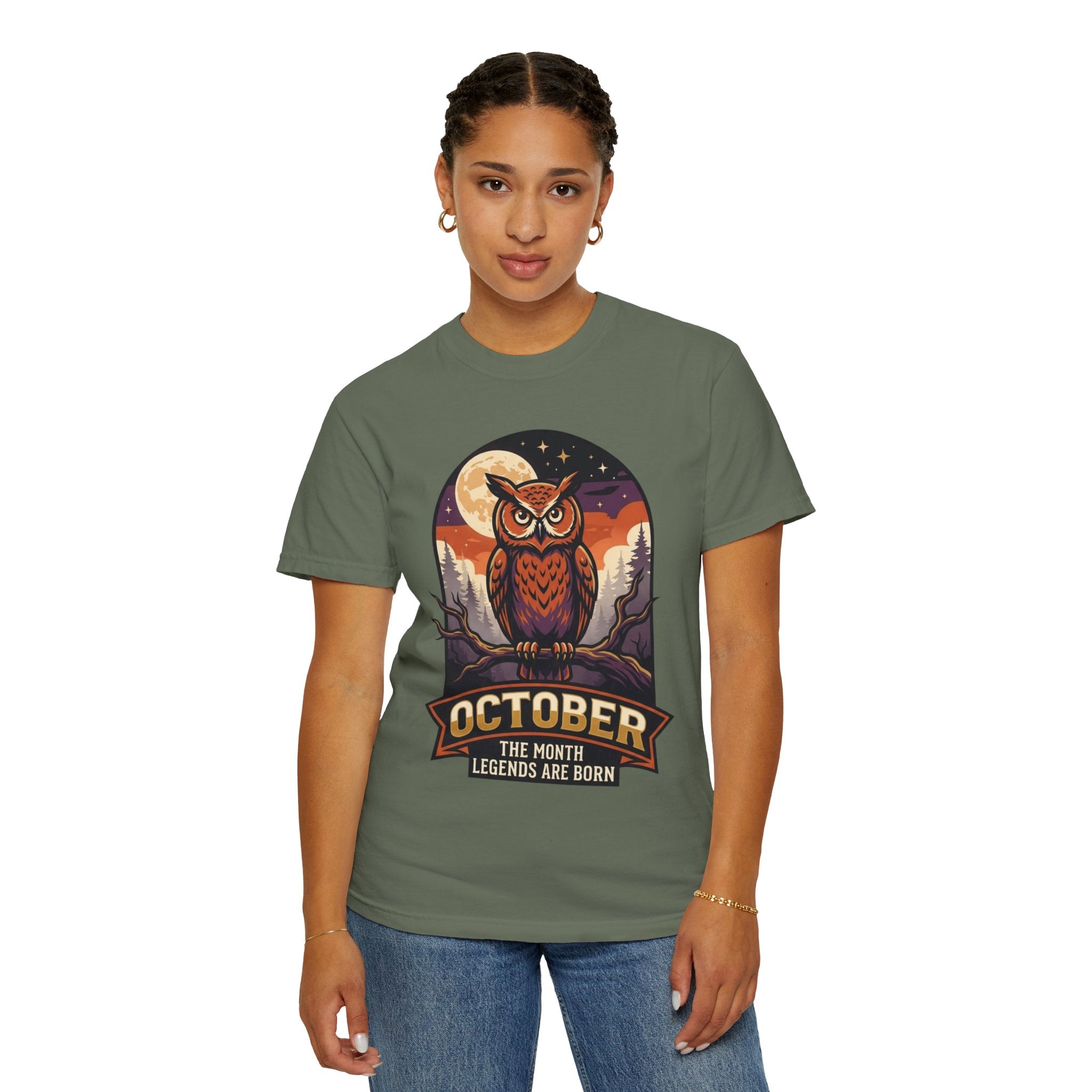 "October Legend" Unisex Garment-Dyed Tee