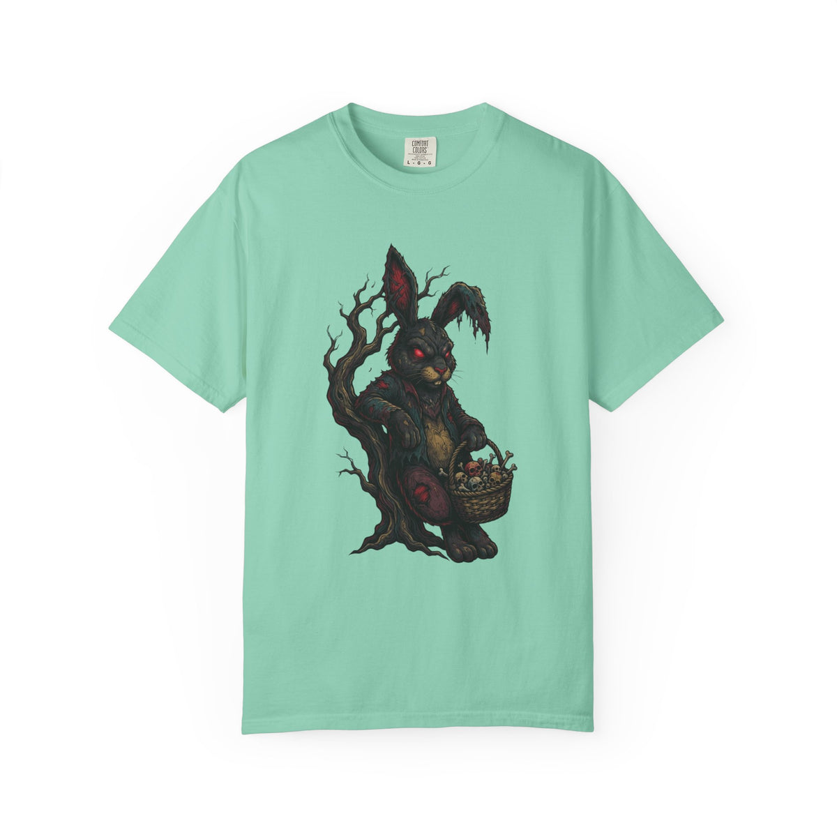 Color: Island Reef | Zombie Bunny Unisex Garment-Dyed Tee