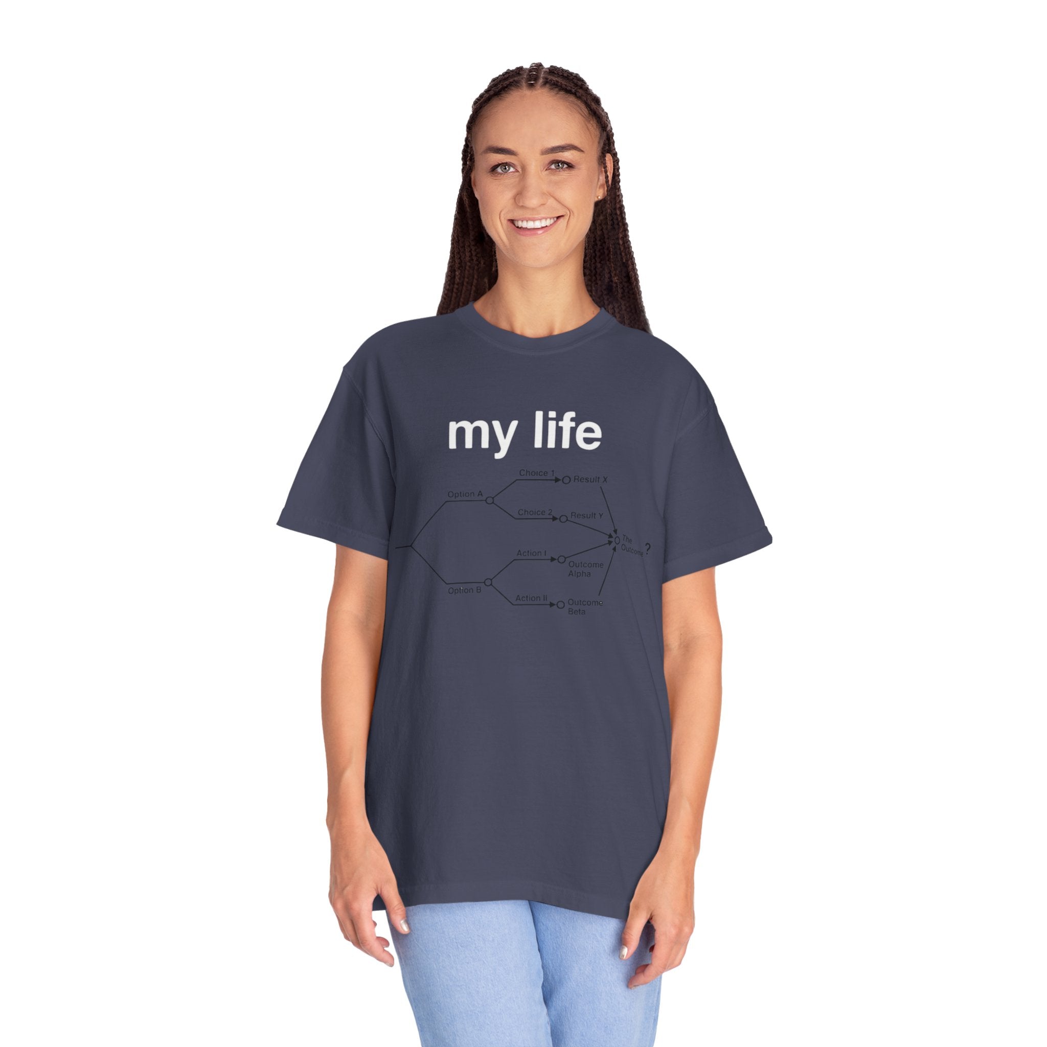 "My Life Decisions" Unisex Garment-Dyed T-shirt
