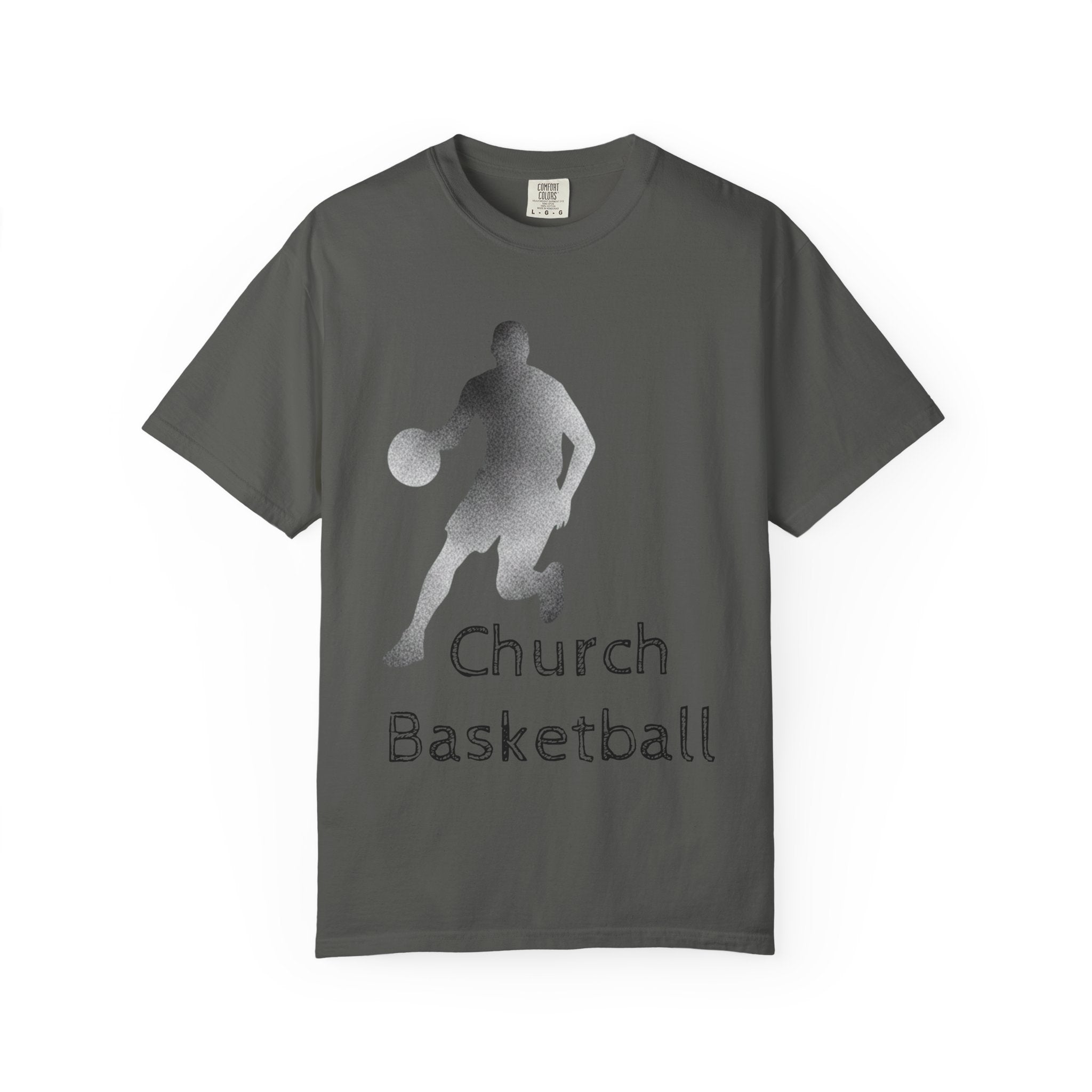 "Church Basketball: High Court" Unisex Garment-Dyed T-shirt