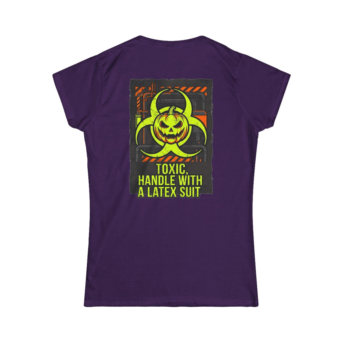 Color: Purple | Toxic handle With Latex Women's Tee