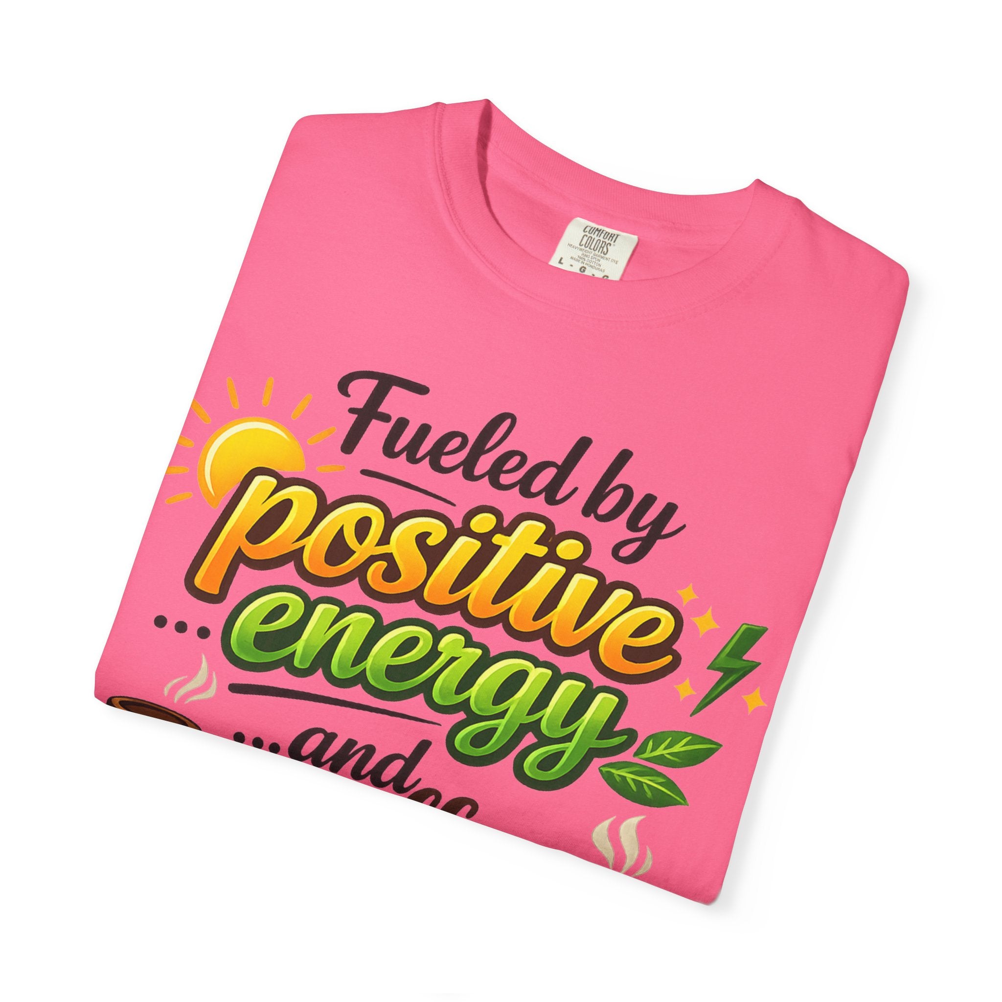 "The High-Voltage Morning Routine" Unisex Garment-Dyed T-shirt