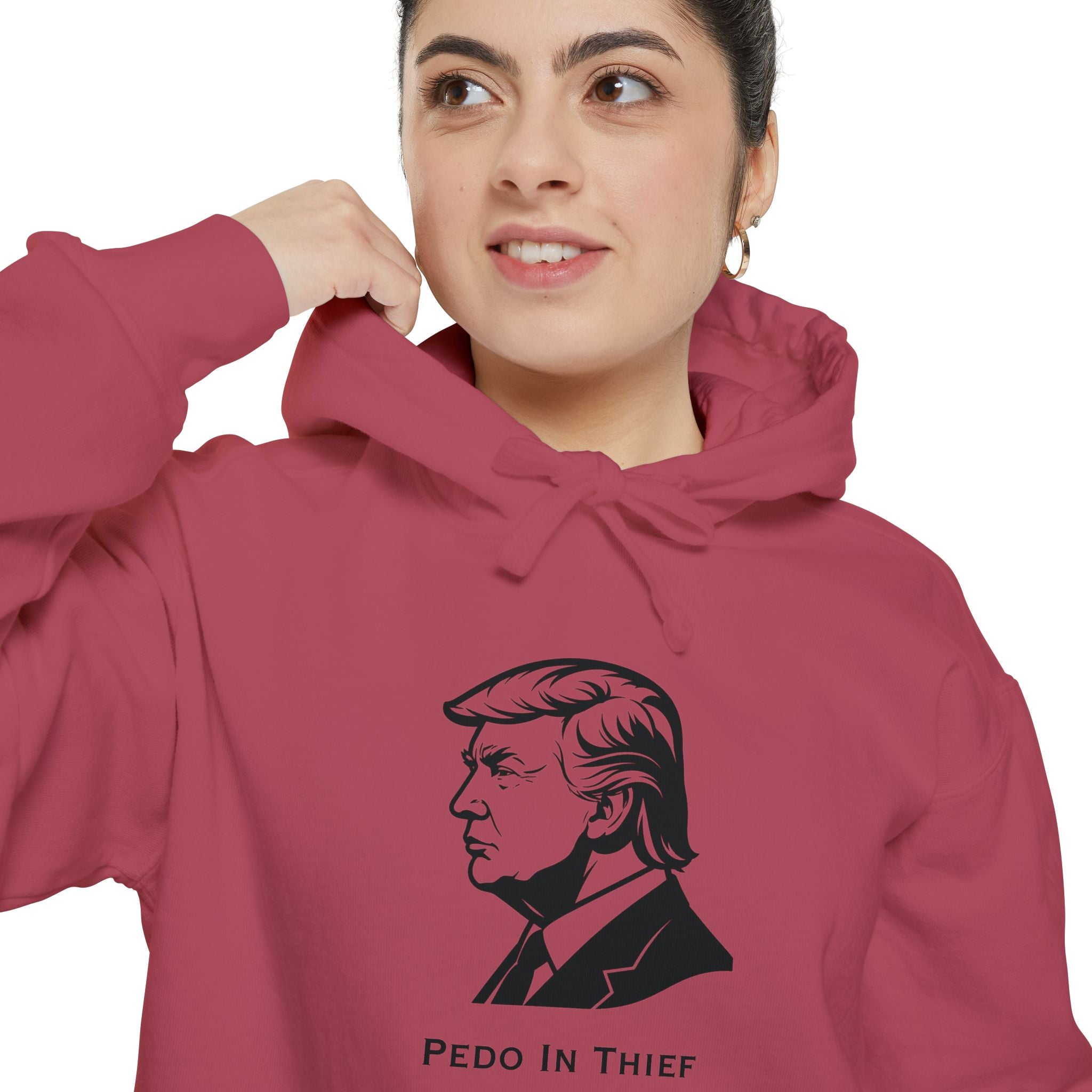 Pedo in Thief | Garment-Dyed Hoodie — AttitudeShirts