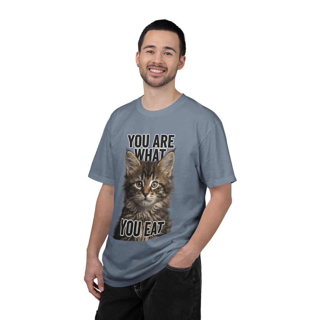"You Are What You Eat - Cat 4" Unisex Garment-Dyed T-shirt