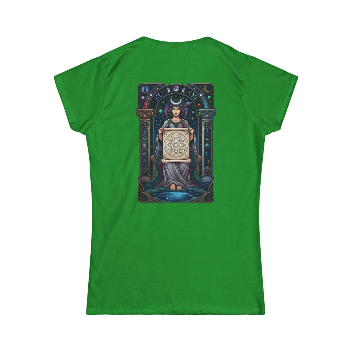 "The Cosmic Tarot (High Priestess)" Women's Tee