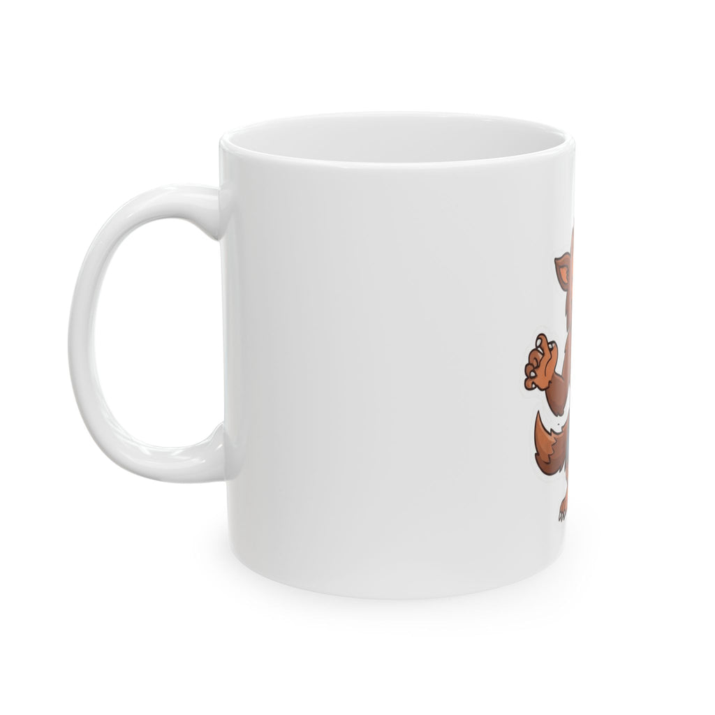 "Werewolf" White Ceramic Mug