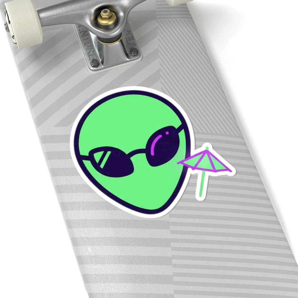 "Drunk Alien" Sticker