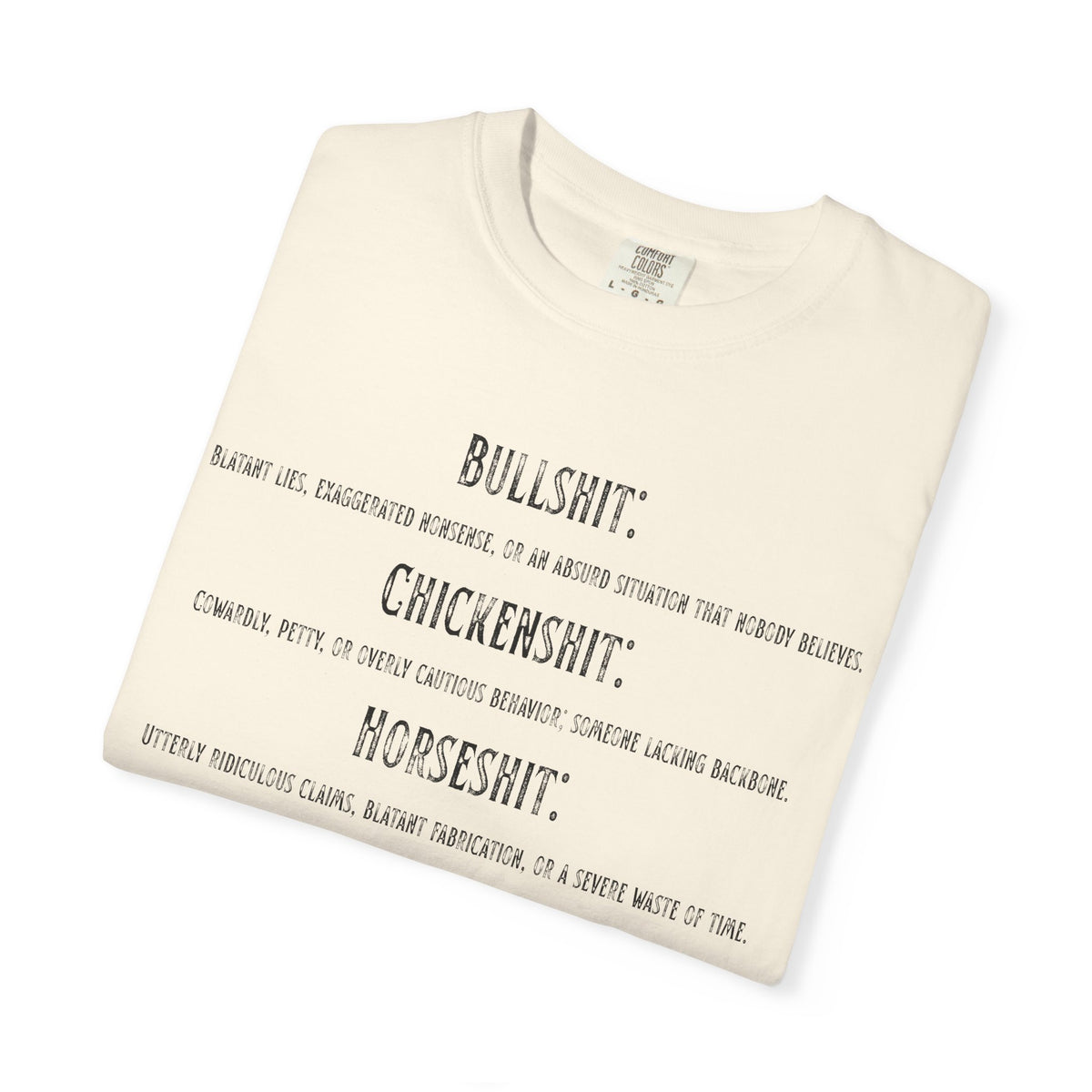 "Types of Shit" Unisex Garment-Dyed Tee