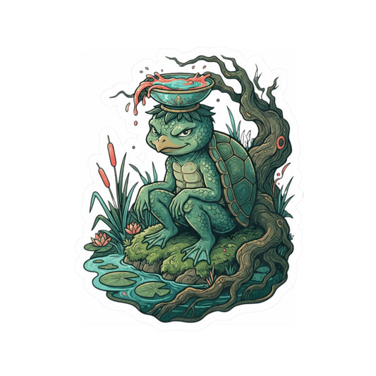 "Kappa (Japanese Folklore)" Sticker — Main