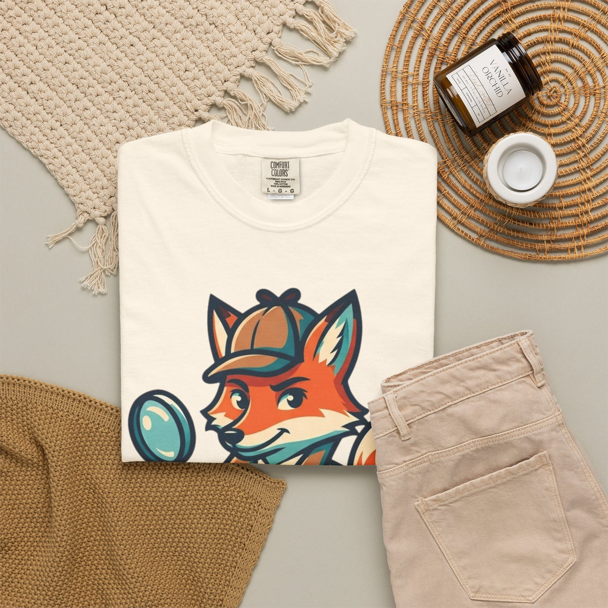 Fox Credible Unisex Garment-Dyed Tee