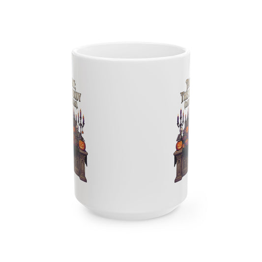 "This Is My Body" White Ceramic Mug