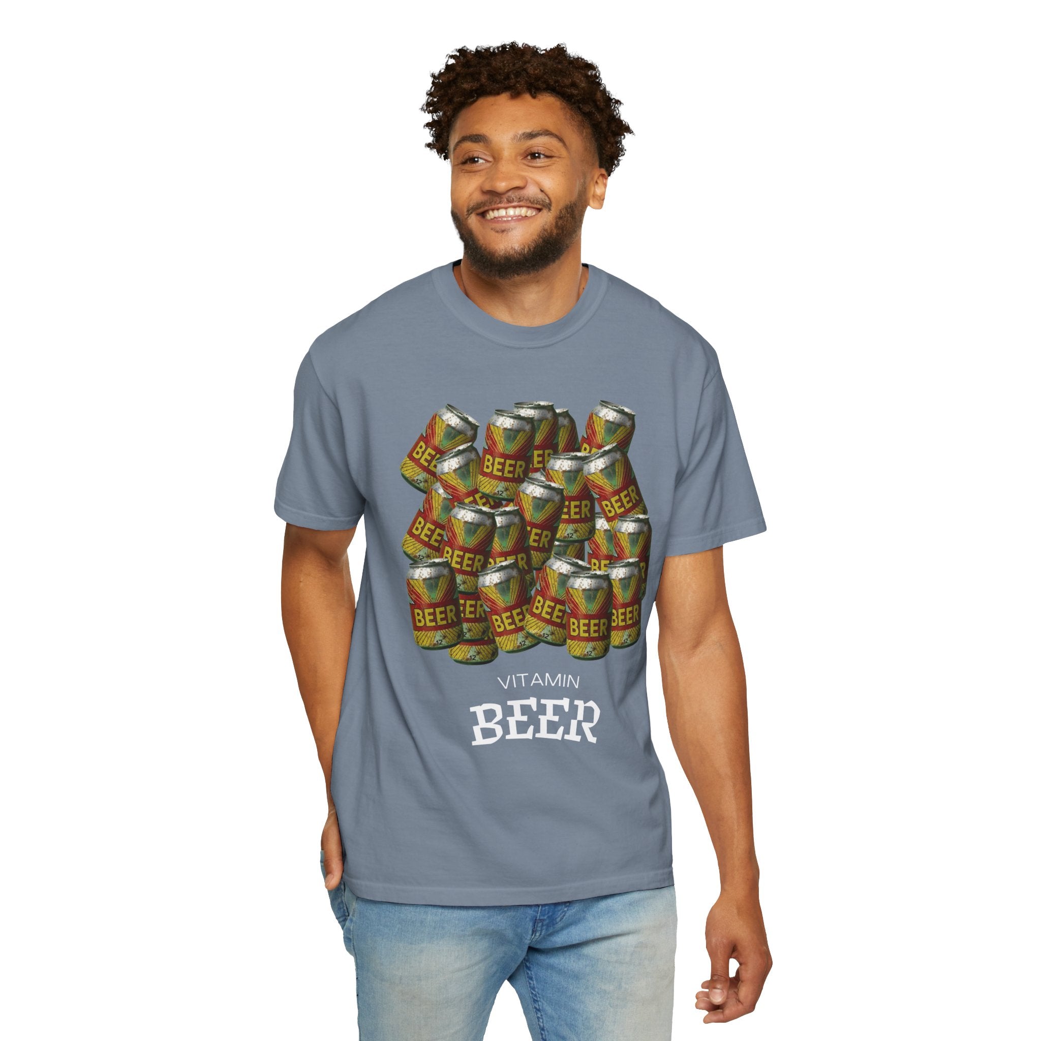 "Vitamin Beer 5" Unisex Garment-Dyed T-shirt