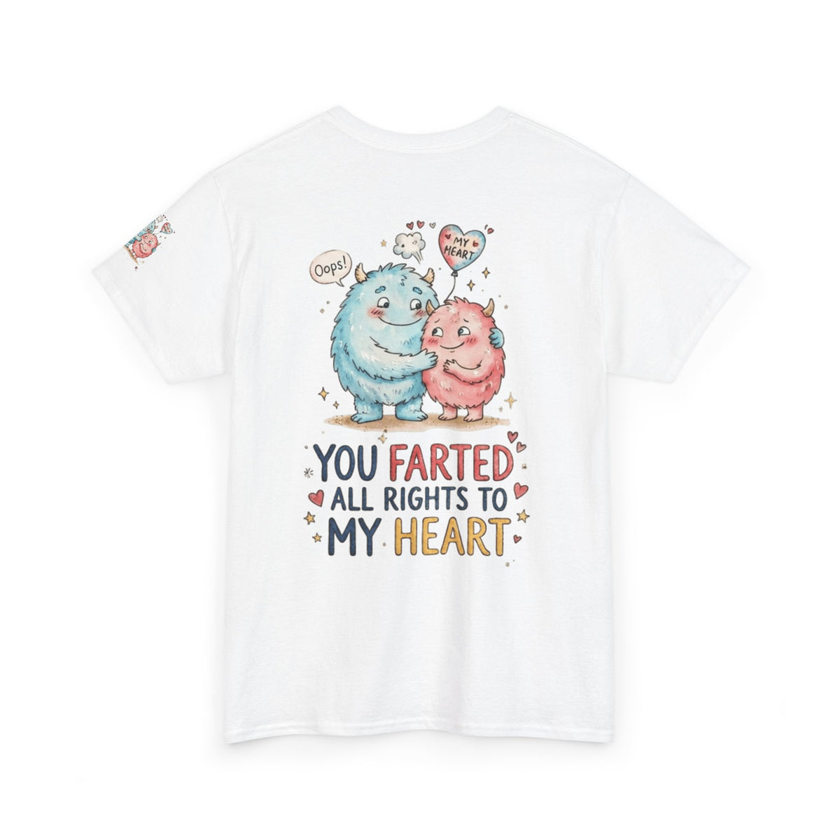 "You Farted All Rights To My Heart" Premium Graphic Tee