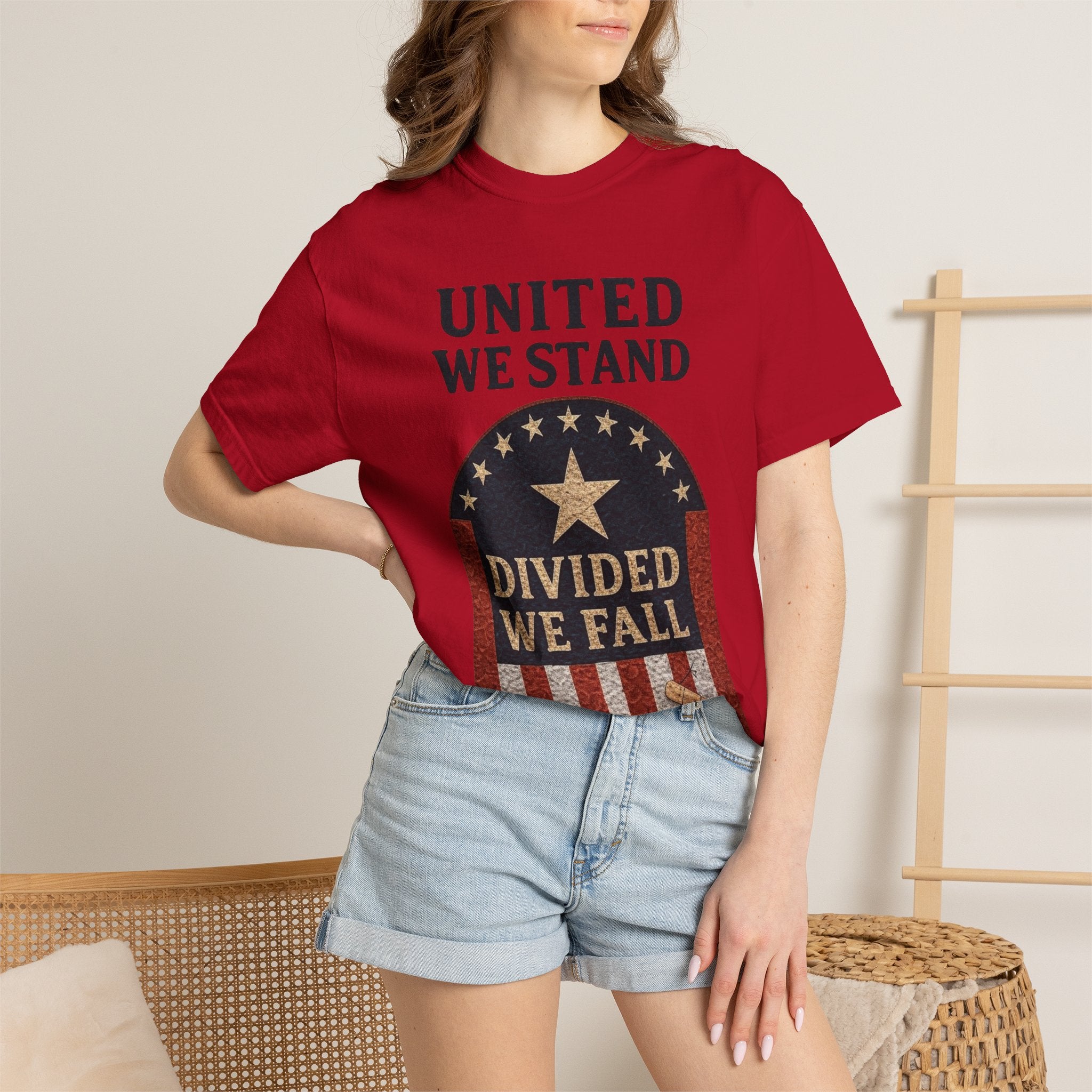 "UNITED WE STAND" Unisex Garment-Dyed T-shirt