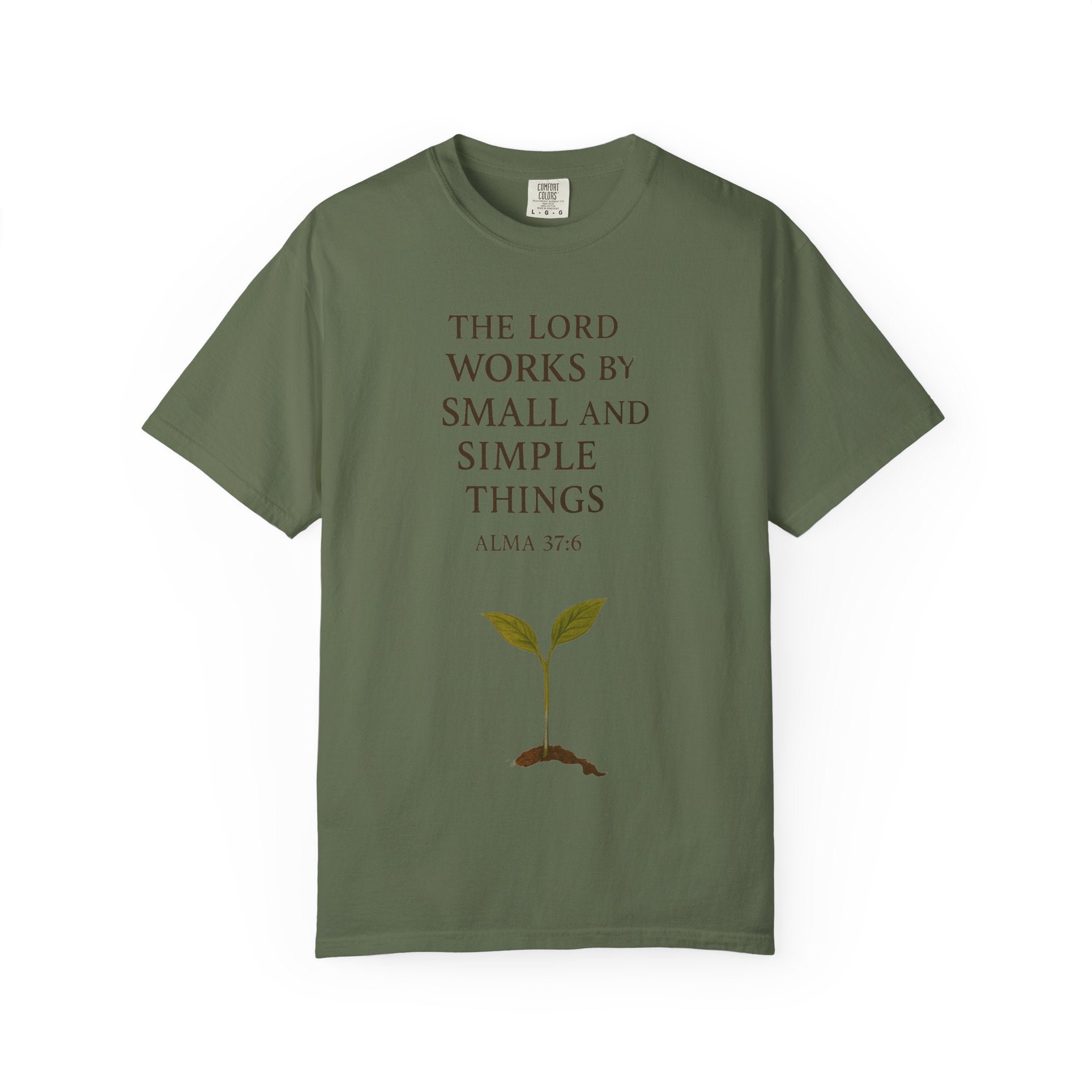 "Small and Simple Things" Unisex Garment-Dyed T-shirt